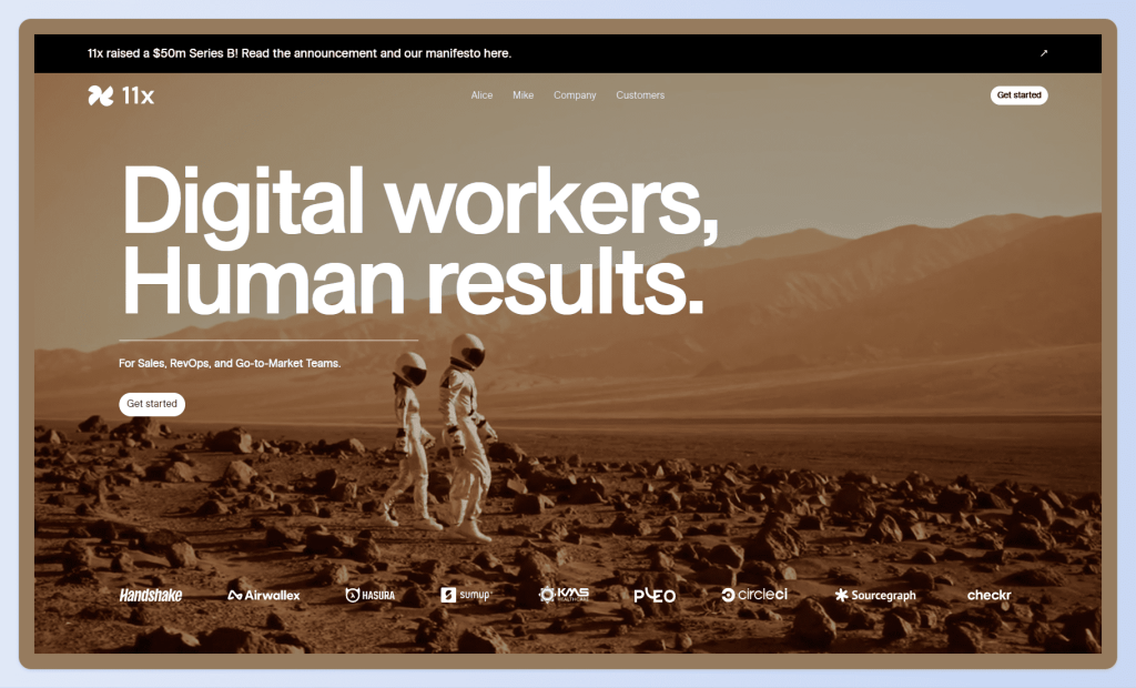 11x website and 11x ai reviews