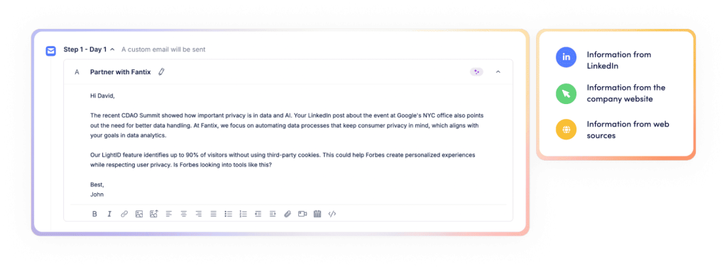 AI SDR for outsourced lead generation