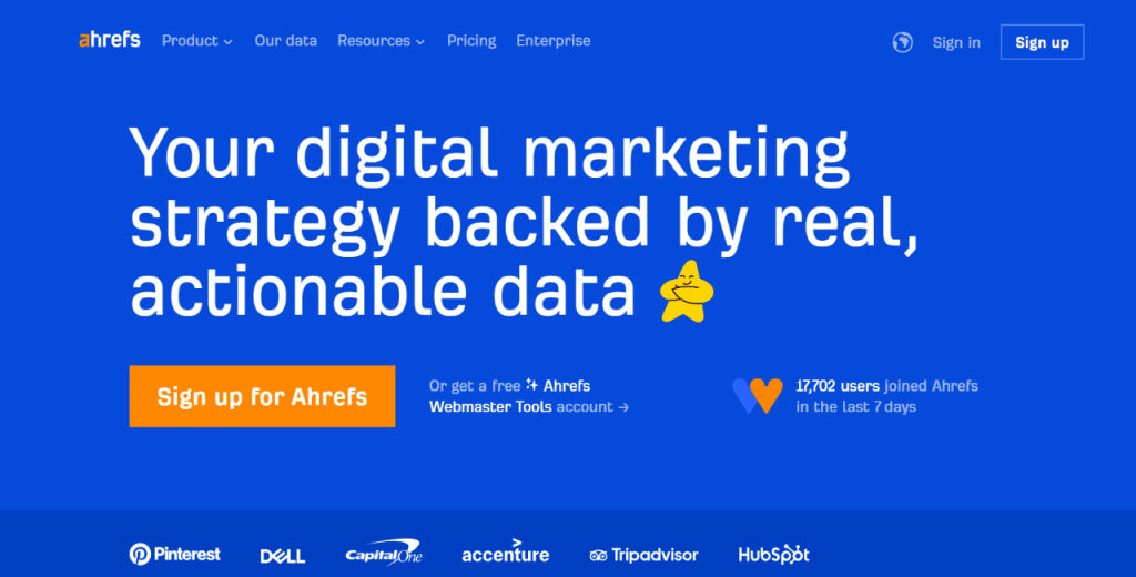Ahrefs

Ahrefs GTM AI core functionality is to help turn search, content, and competitive data into action.
It gives you the need to implement your GTM strategy from a point of information, whether you're building a pipeline through SEO or refining position.
Ahrefs Site Explorer allows you to analyze competitor websites, identify their top-performing content, and backlink opportunities. You can then use this data to develop smarter campaigns and close gaps in your growth strategy.
Meanwhile, the Keywords Explorer helps marketing teams tap into what your ICP is searching for, a crucial capability for content strategy, PPC, and ABM alignment.
The Site Audit feature identifies on-page issues that could impact your visibility and lead generation, which is good for technical SEO and site performance.
You can pair Site Audit with Rank Tracker to monitor keyword performance over time and measure your campaigns' ROI.
Last but not least, Ahrefs’ AI Content Grader and Helper tools let teams optimize existing assets or create high-quality content faster, ensuring it resonates with your audience and ranks well.
Ahrefs pros:
Deep competitive intelligence for smarter GTM plays
Keyword and intent data to fuel content and PPC
Backlink and ranking tools for organic growth
AI features speed up SEO content creation
Ahrefs cons:
Learning curve for non-SEOs