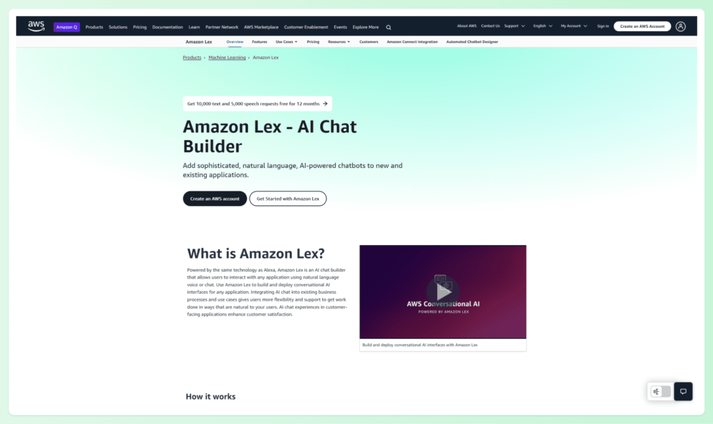 Amazon Lex as an alternative to kpre ai review