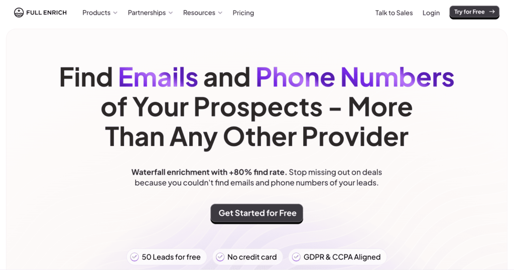 FullEnrich as one of the Apollo alternatives