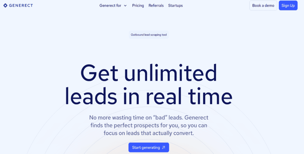 Generect, gtm ai platform