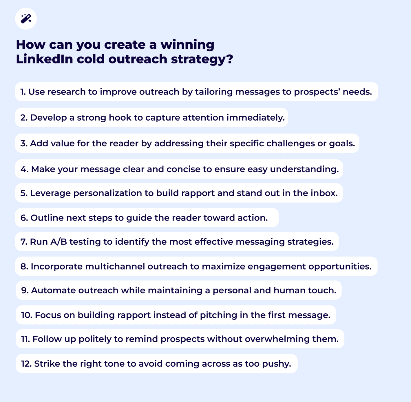 cold outreach on linkedin
