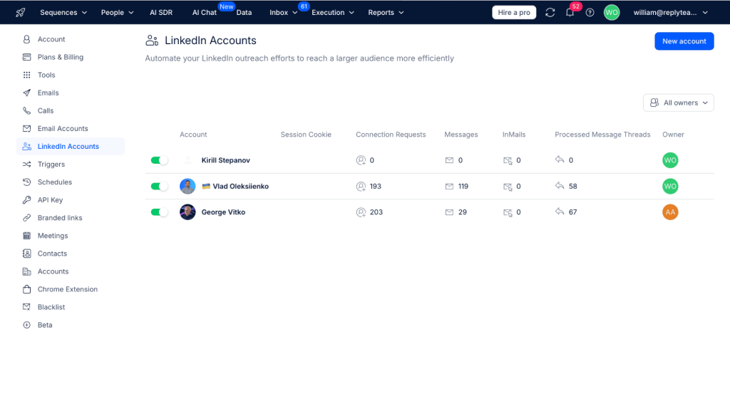 How to handle multiple LinkedIn accounts with ease