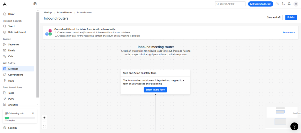 apollo.io reviews for its inbound features