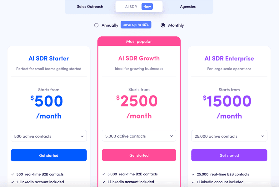 Jason AI pricing, as a ai for lead generation and qualification