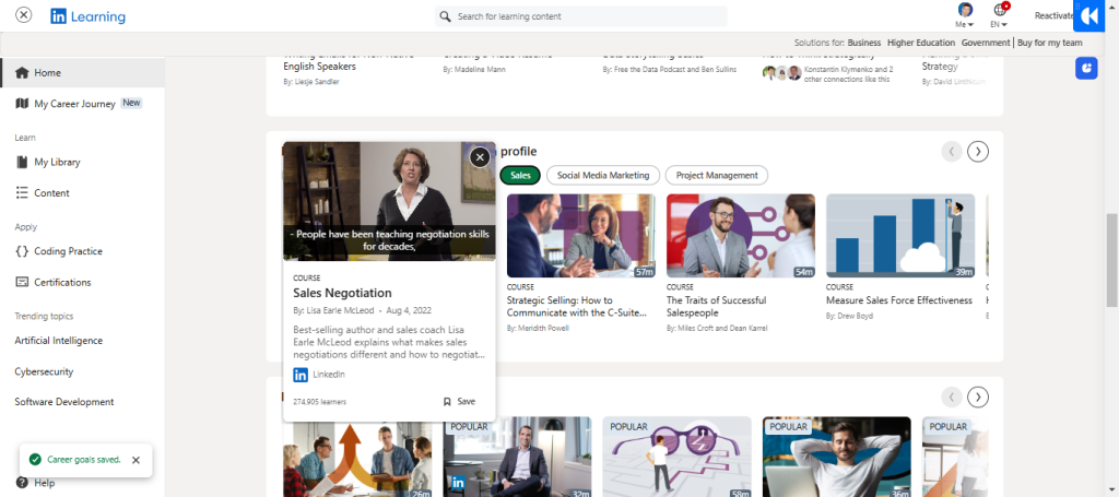 connaitre son ssi linkedin