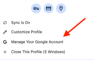 Locate Google account settings to smtp gmail settings