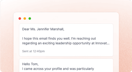 Messaging by topo ai