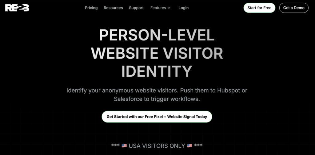 RB2B as a ai for lead generation and qualification