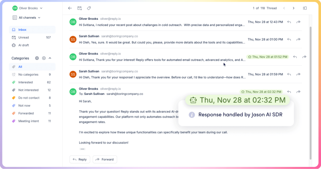 Respond to messages at scale with Jason’s help