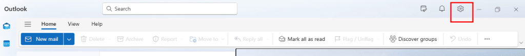 Sign into your Outlook account.