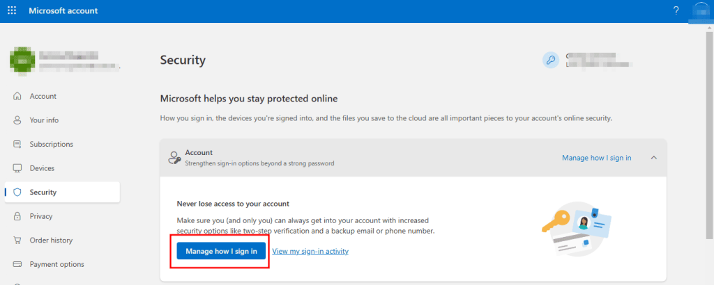 Turn on two-step verification