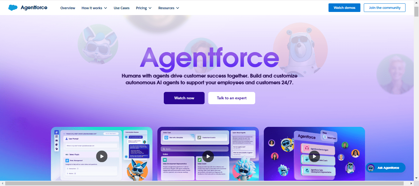 agentforce ai, one of the ai prospecting tools