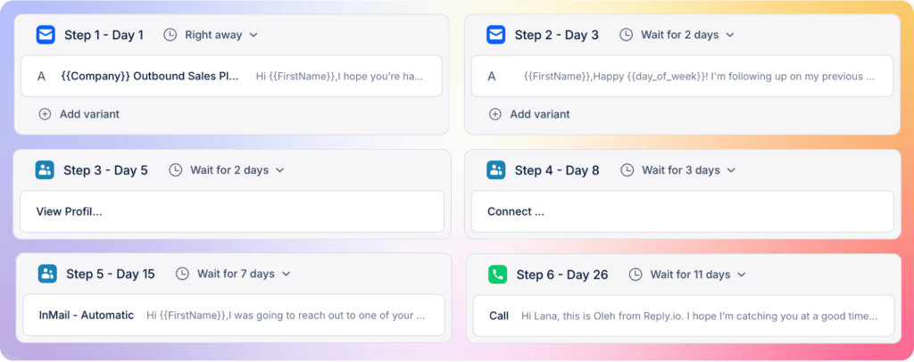 ai sales enablement with scheduled messages