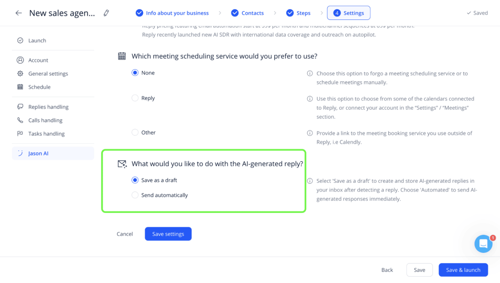 automated sales actions with lead qualification ai bot