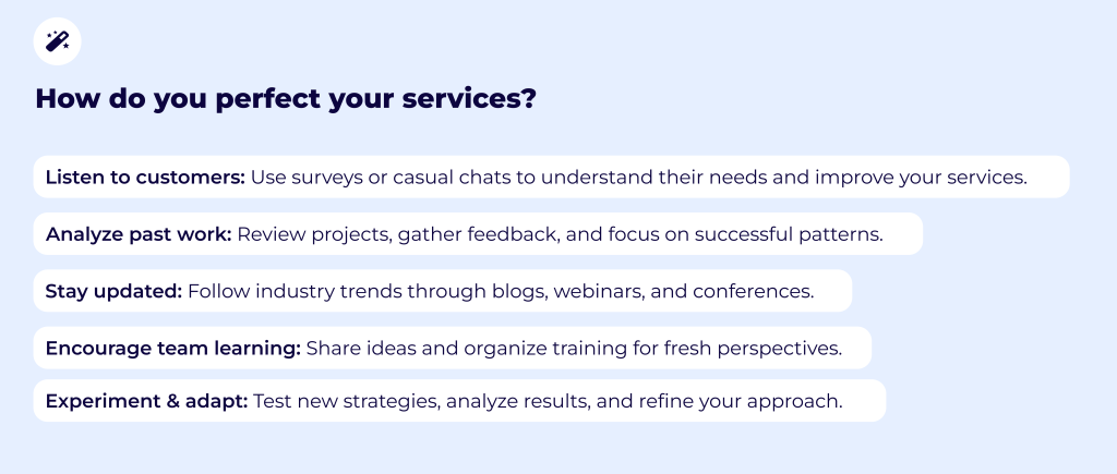 how to start a digital marketing agency and How do you perfect your services_