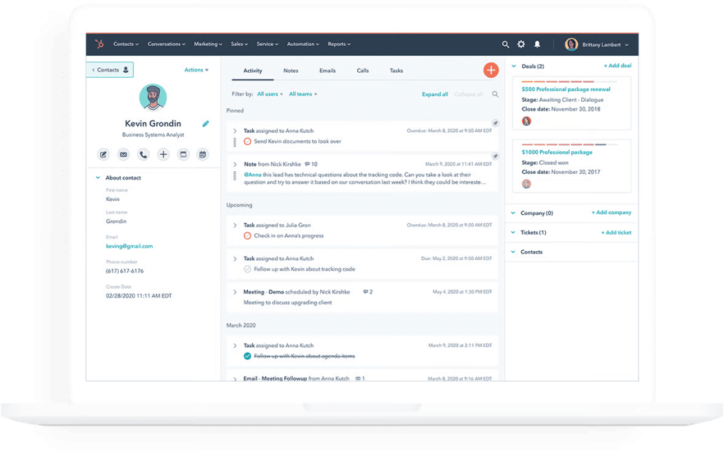 hubspot a part of ai sales enablement tools list