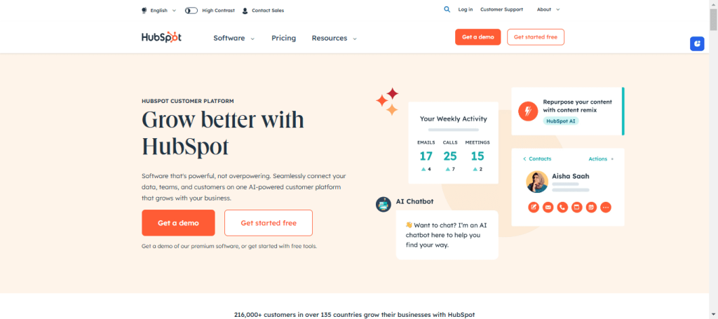 hubspot as the best sales forecasting tool