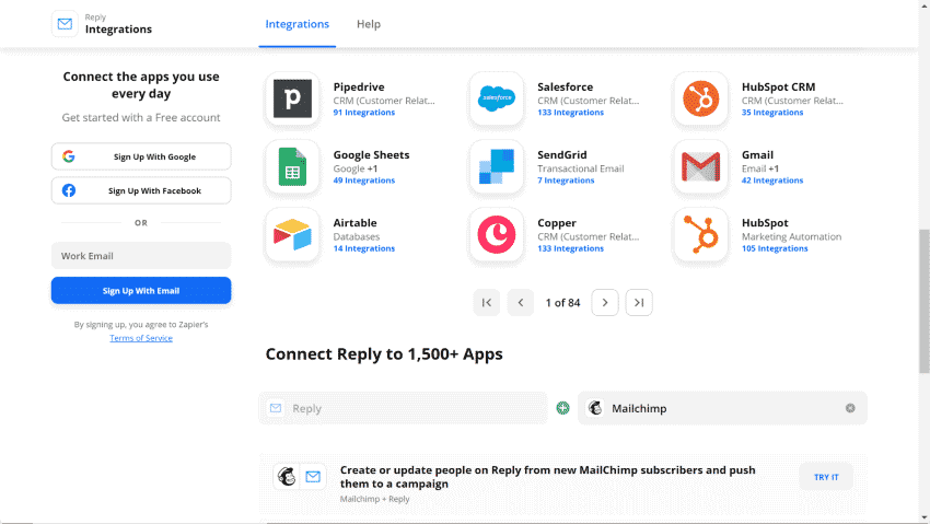 integrations with different tools in sales engagement process are important