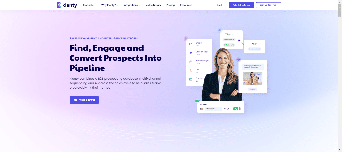 klenty, cold email outreach software