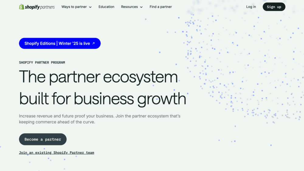 shopify one of the saas reseller programs
