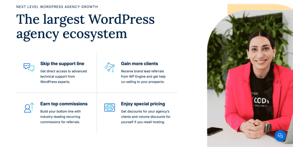 wp engine one of the saas reseller programs